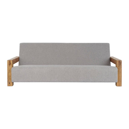 Soffa DKD Home Decor Naturell Ljusgrå Återvunnet Trä Modern 221 x 94 x 83 cm finns hos Nordekko