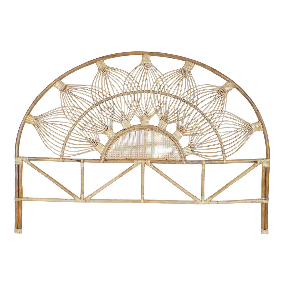 Sänggavel DKD Home Decor Brun Naturell 180 x 4 x 90 cm finns hos Nordekko