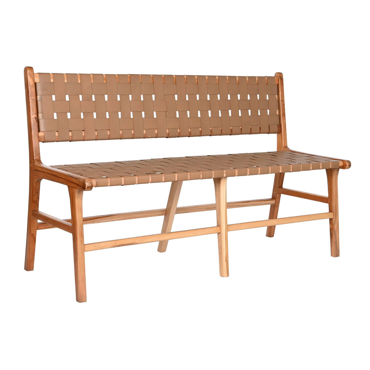 Bänk DKD Home Decor Beige Kolonial 140 x 59 x 89 cm finns hos Nordekko