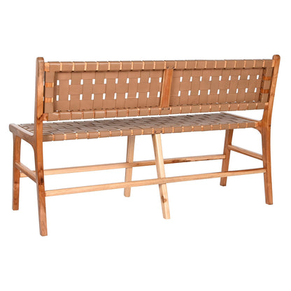 Bänk DKD Home Decor Beige Kolonial 140 x 59 x 89 cm finns hos Nordekko
