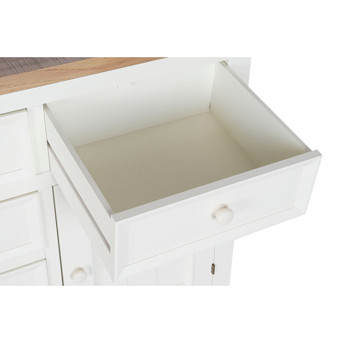 Skänk DKD Home Decor Beige Naturell Paulowniaträ 122 x 40 x 77 cm finns hos Nordekko