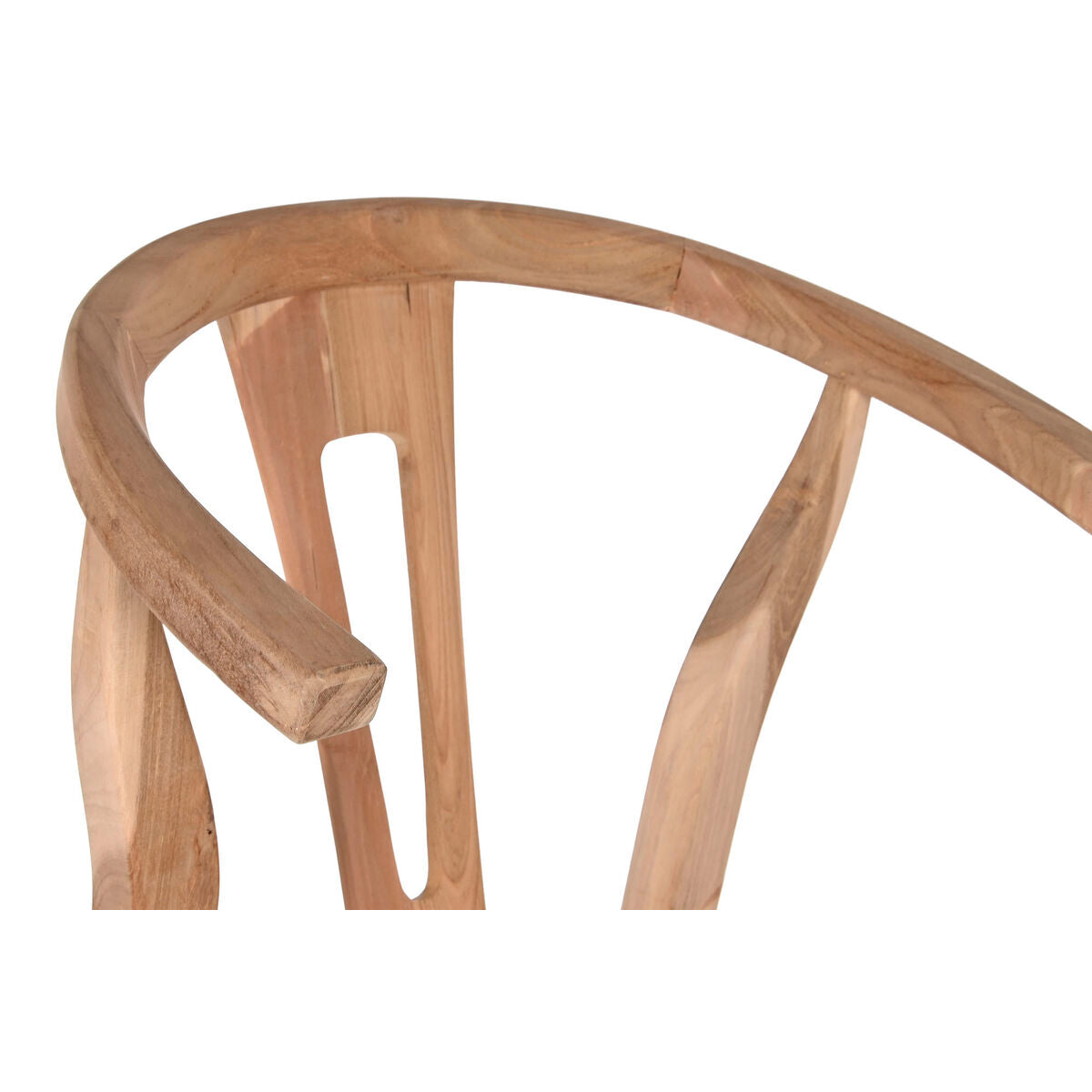 Sittpall DKD Home Decor Naturell Teak 52 x 55 x 98 cm finns hos Nordekko