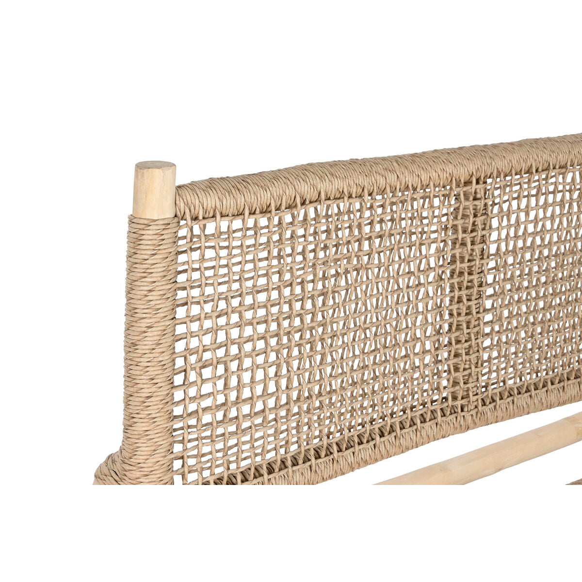 Trädgårdssoffa DKD Home Decor Vit Naturell Teak 120 x 81 x 84 cm finns hos Nordekko