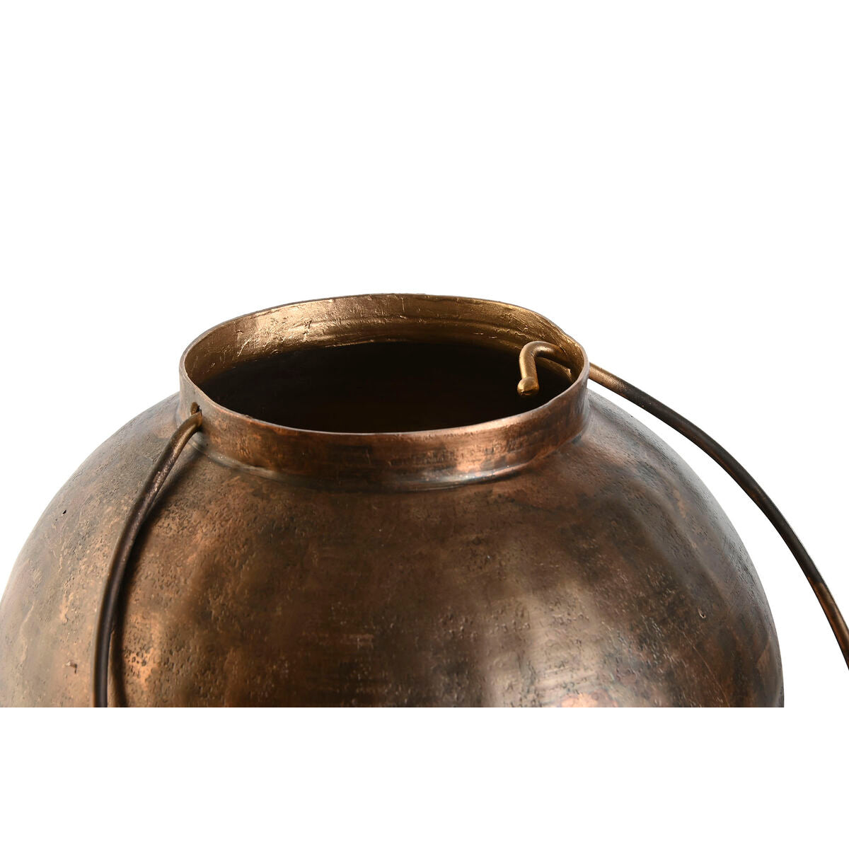 Ljusstakar DKD Home Decor Brons Gyllene Aluminium 22 x 22 x 24 cm finns hos Nordekko