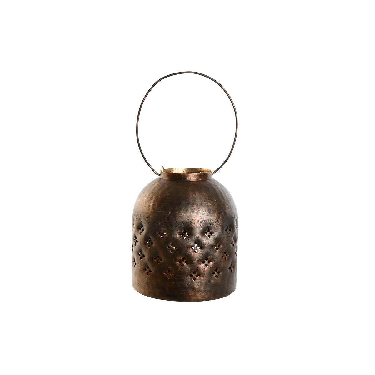Ljusstakar DKD Home Decor Brons Gyllene Aluminium 22 x 22 x 24 cm finns hos Nordekko