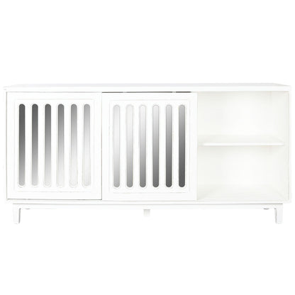 Skänk DKD Home Decor Vit 175 x 40,5 x 83,5 cm finns hos Nordekko