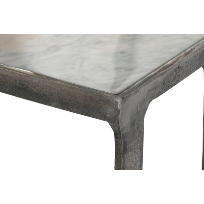 2-bordsset Home ESPRIT Vit Multicolour Silvrig 107 x 30 x 81 cm 108 x 30 x 79 cm finns hos Nordekko