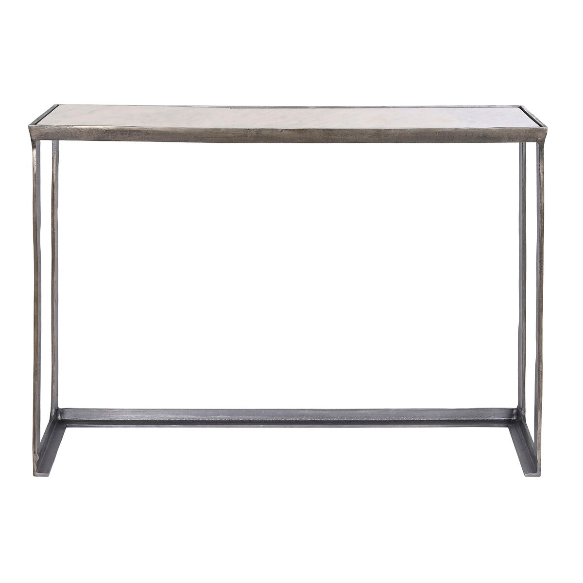2-bordsset Home ESPRIT Vit Multicolour Silvrig 107 x 30 x 81 cm 108 x 30 x 79 cm finns hos Nordekko