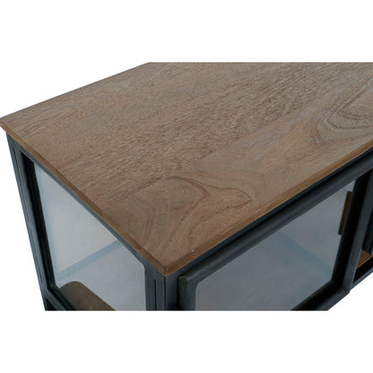 TV-möbler Home ESPRIT Naturell Mörkgrå Trä Metall 137 x 40 x 55 cm finns hos Nordekko
