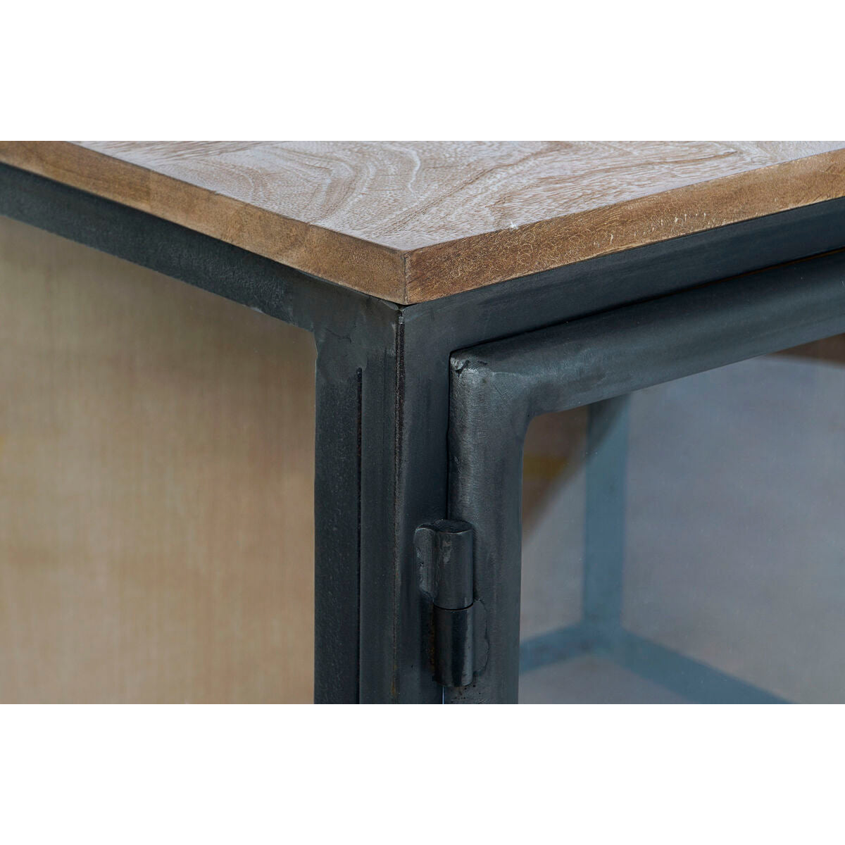 TV-möbler Home ESPRIT Naturell Mörkgrå Trä Metall 137 x 40 x 55 cm finns hos Nordekko