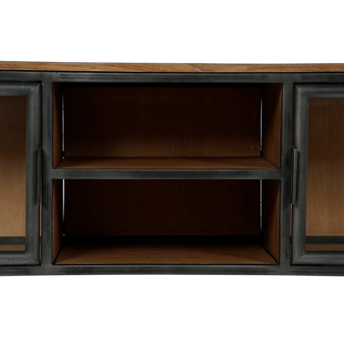 TV-möbler Home ESPRIT Naturell Mörkgrå Trä Metall 137 x 40 x 55 cm finns hos Nordekko
