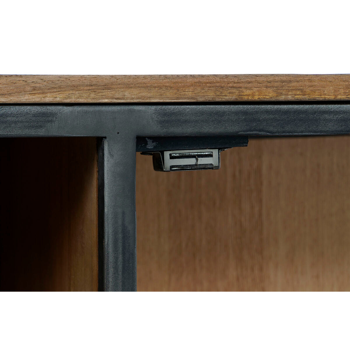 TV-möbler Home ESPRIT Naturell Mörkgrå Trä Metall 137 x 40 x 55 cm finns hos Nordekko