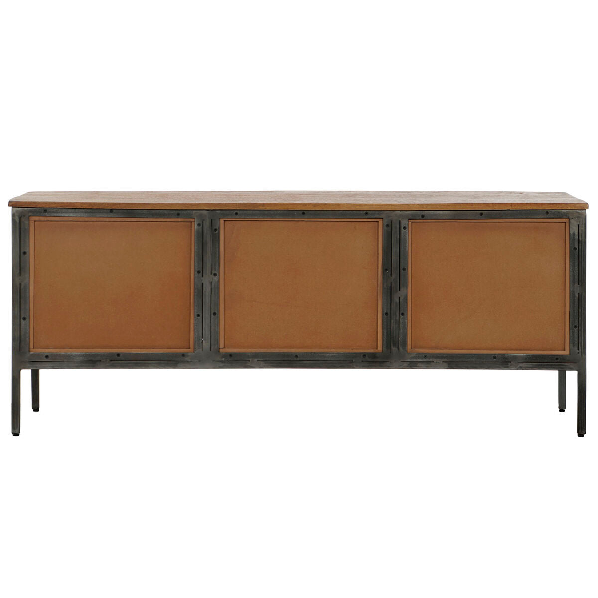 TV-möbler Home ESPRIT Naturell Mörkgrå Trä Metall 137 x 40 x 55 cm finns hos Nordekko