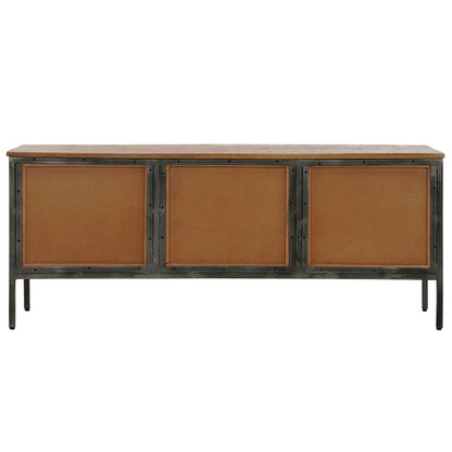 TV-möbler Home ESPRIT Naturell Mörkgrå Trä Metall 137 x 40 x 55 cm finns hos Nordekko