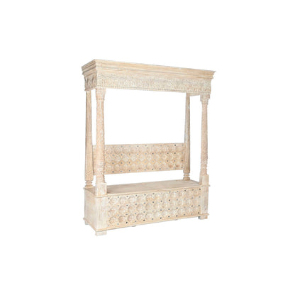 Bänk Home ESPRIT Naturell Mangoträ Indier 190 X 54 X 215 CM finns hos Nordekko