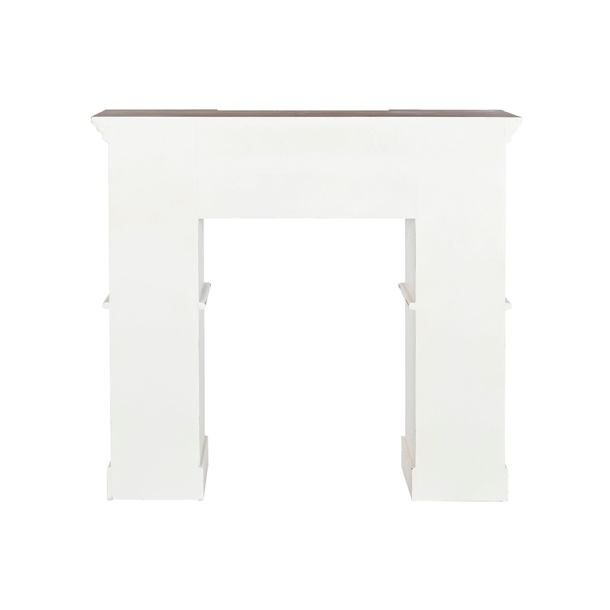 Öppen spis Home ESPRIT Vit Naturell Gran Trä MDF 120 x 29,5 x 116 cm finns hos Nordekko