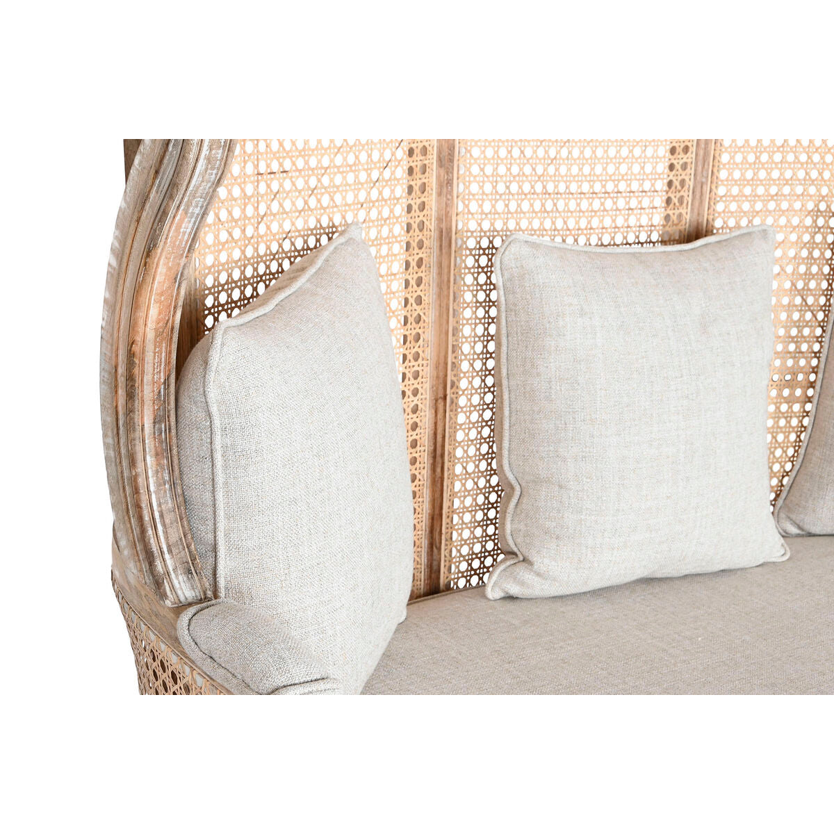 Soffa Home ESPRIT Naturell 125 X 58 X 155 CM finns hos Nordekko