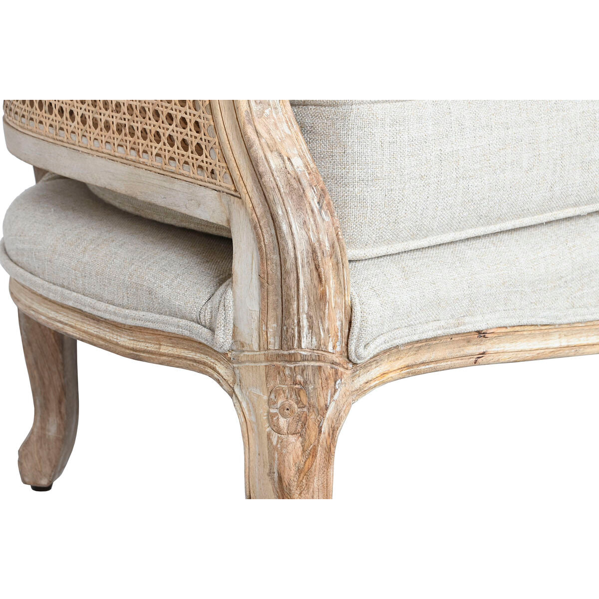 Soffa Home ESPRIT Naturell 125 X 58 X 155 CM finns hos Nordekko