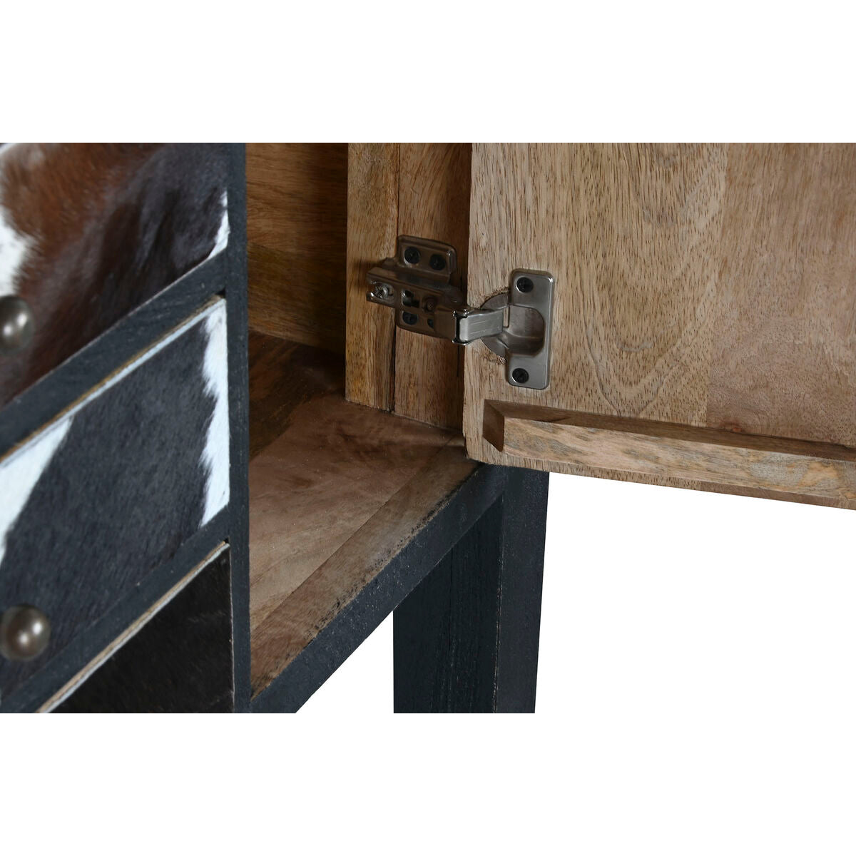 Console Home ESPRIT Läder Mangoträ 135 x 40 x 94 cm finns hos Nordekko