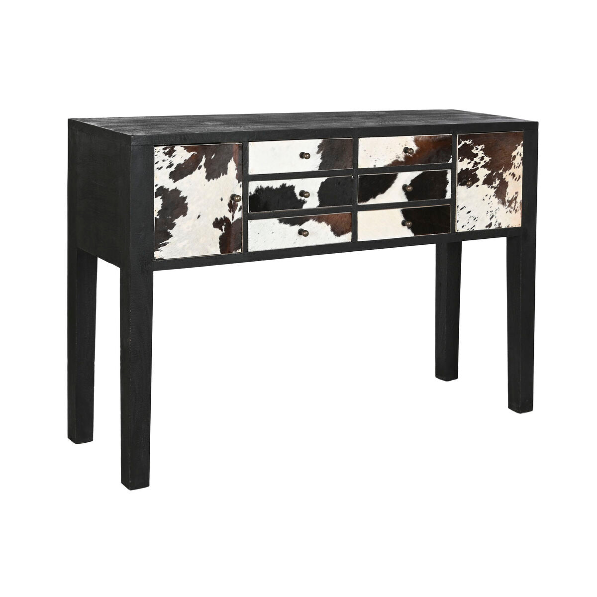 Console Home ESPRIT Läder Mangoträ 135 x 40 x 94 cm finns hos Nordekko