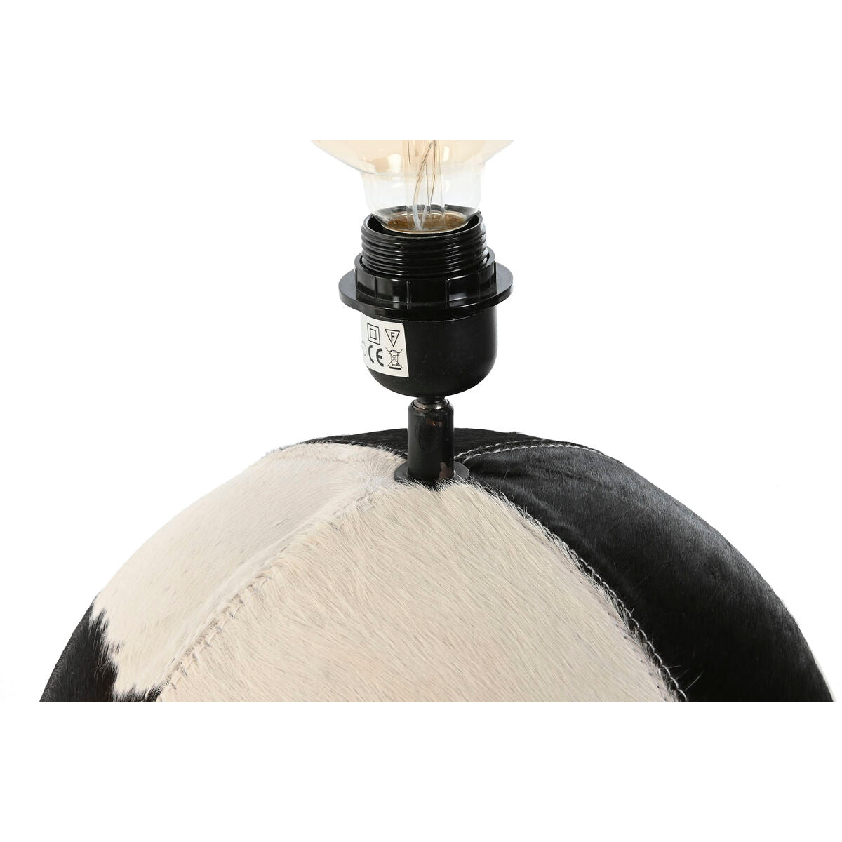 Bordslampa Home ESPRIT Metall Mangoträ 30 x 30 x 39 cm finns hos Nordekko