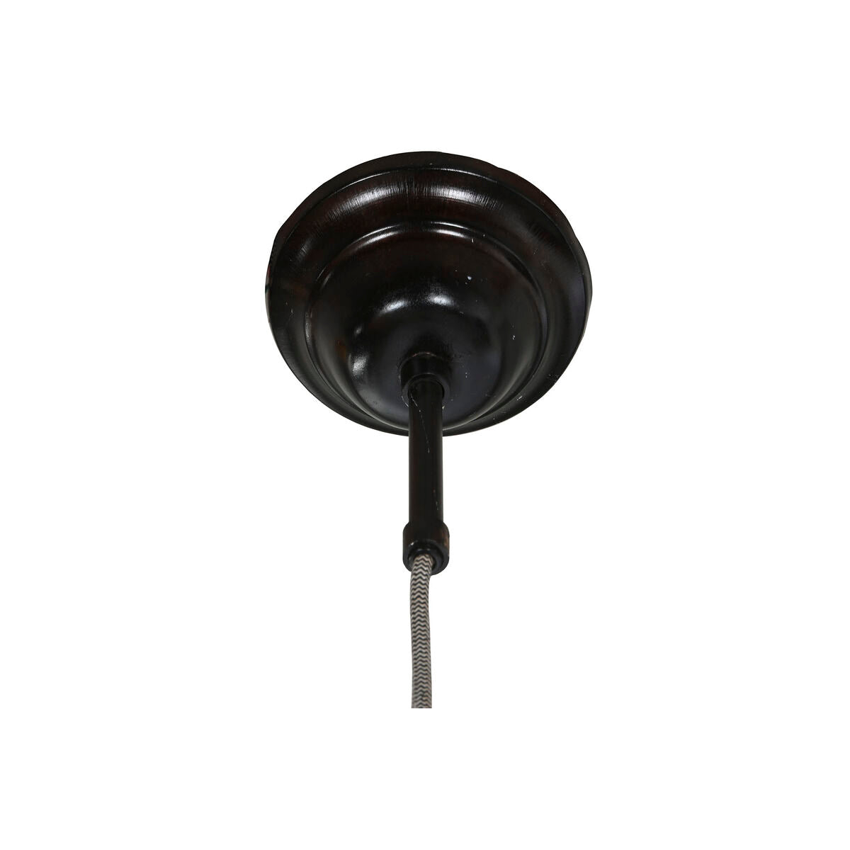 Taklampa Home ESPRIT Läder Metall 34 x 34 x 28 cm finns hos Nordekko