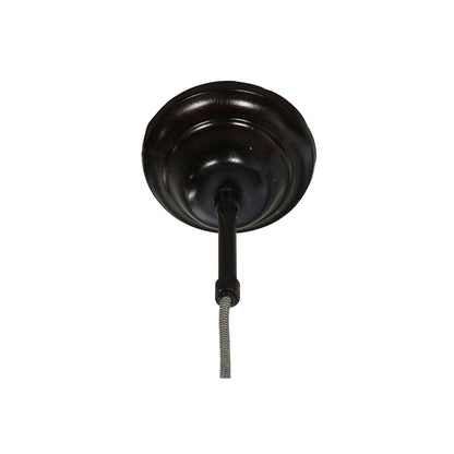 Taklampa Home ESPRIT Läder Metall 34 x 34 x 28 cm finns hos Nordekko
