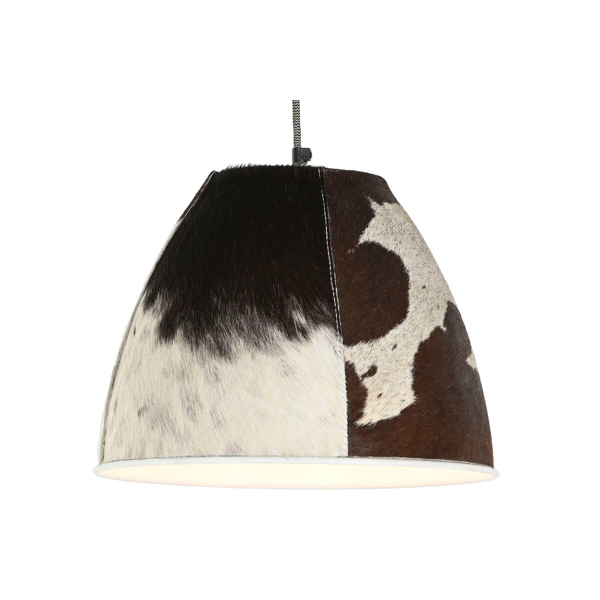 Taklampa Home ESPRIT Läder Metall 34 x 34 x 28 cm finns hos Nordekko