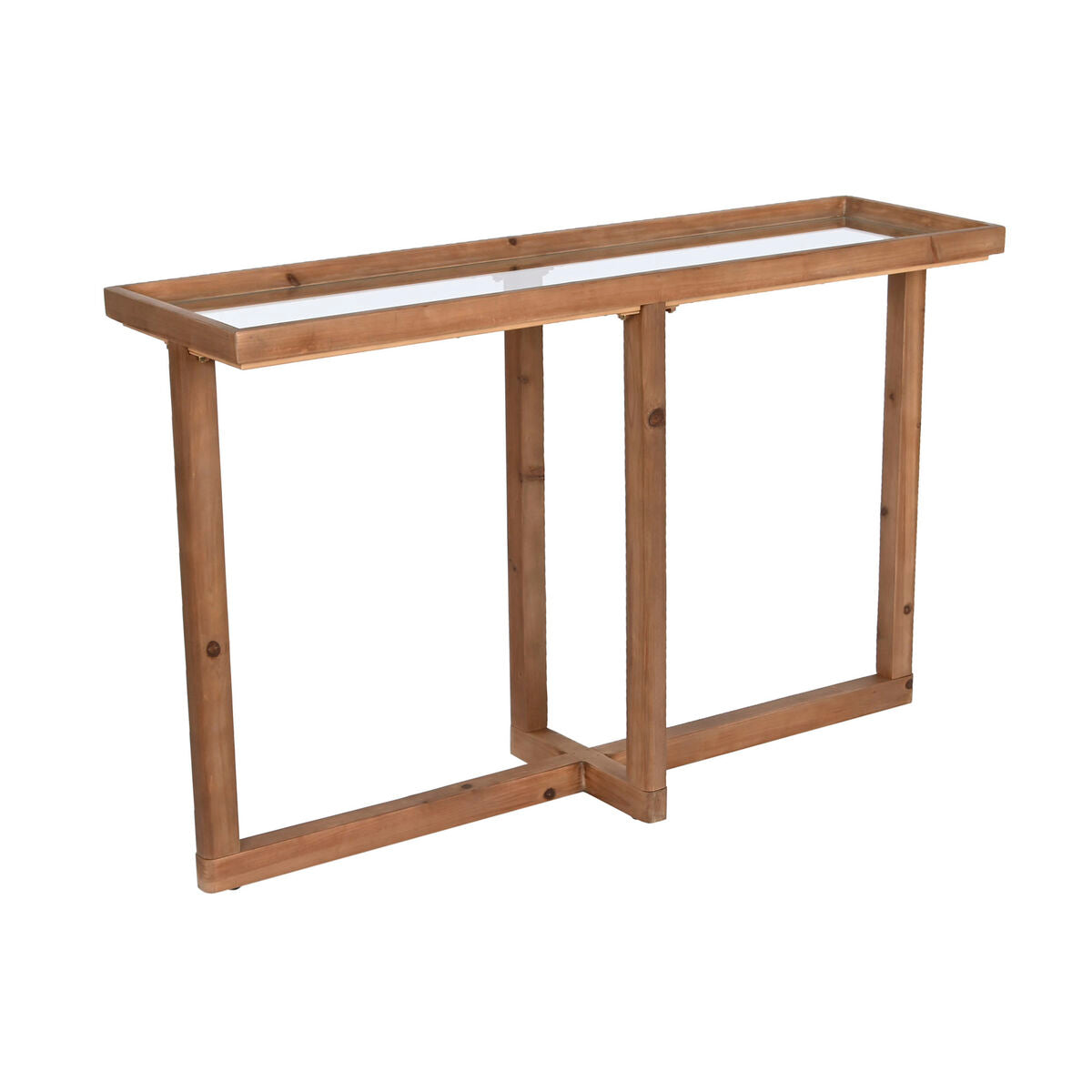 Console Home ESPRIT Brun Glas Gran 120 x 33 x 75 cm finns hos Nordekko