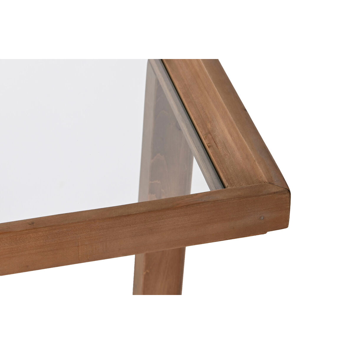 Sidobord Home ESPRIT Brun Glas Gran 58 x 58 x 60 cm finns hos Nordekko