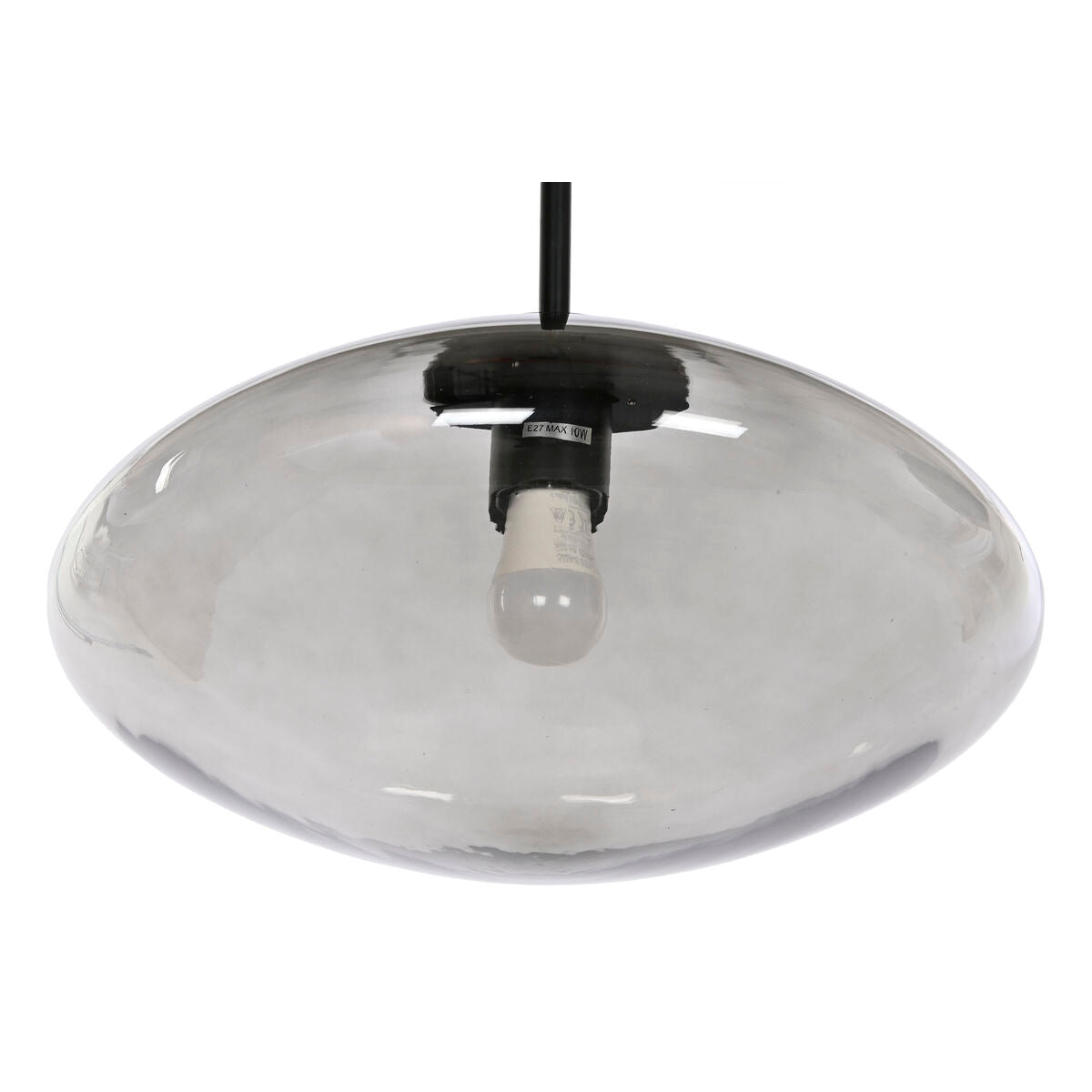 Taklampa Home ESPRIT Grå Glas 50 W 36 x 36 x 20 cm finns hos Nordekko