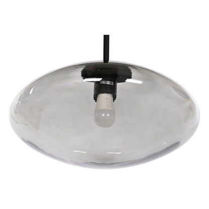 Taklampa Home ESPRIT Grå Glas 50 W 36 x 36 x 20 cm finns hos Nordekko