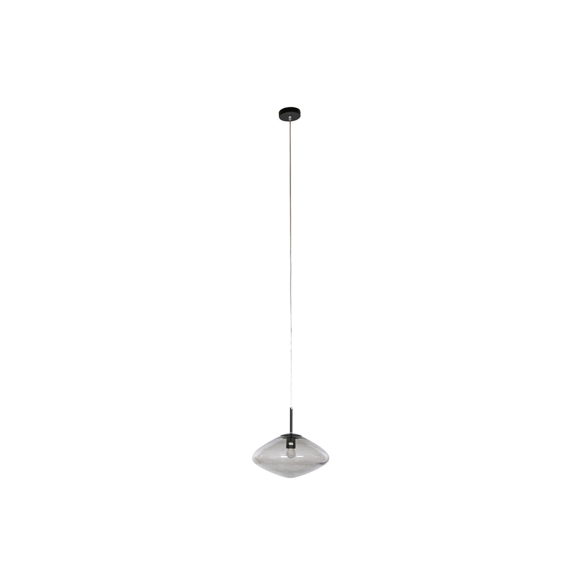 Taklampa Home ESPRIT Grå Glas 50 W 36 x 36 x 20 cm finns hos Nordekko