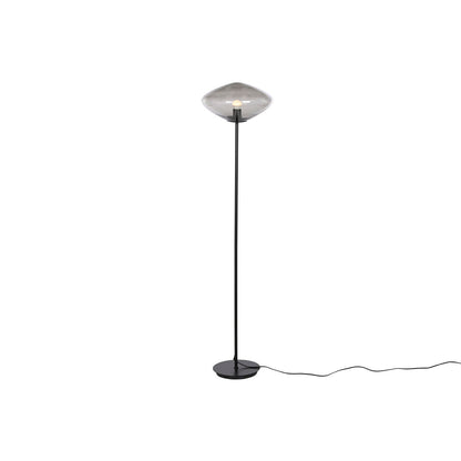 Golvlampa Home ESPRIT Grå Metall Glas 50 W 220 V 39 x 39 x 150 cm finns hos Nordekko