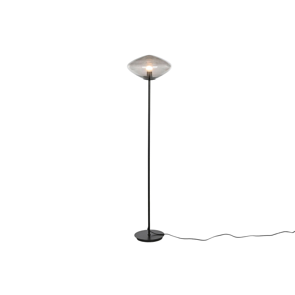 Golvlampa Home ESPRIT Grå Metall Glas 50 W 220 V 39 x 39 x 150 cm finns hos Nordekko