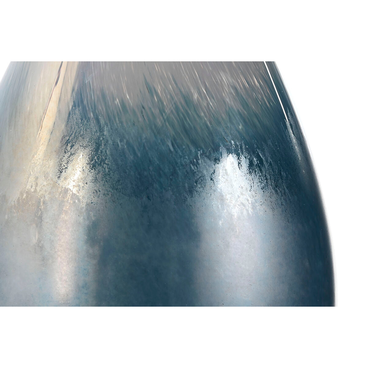 Bordslampa Home ESPRIT Blå Dvobarvna Glas 50 W 220 V 40 x 40 x 84 cm finns hos Nordekko