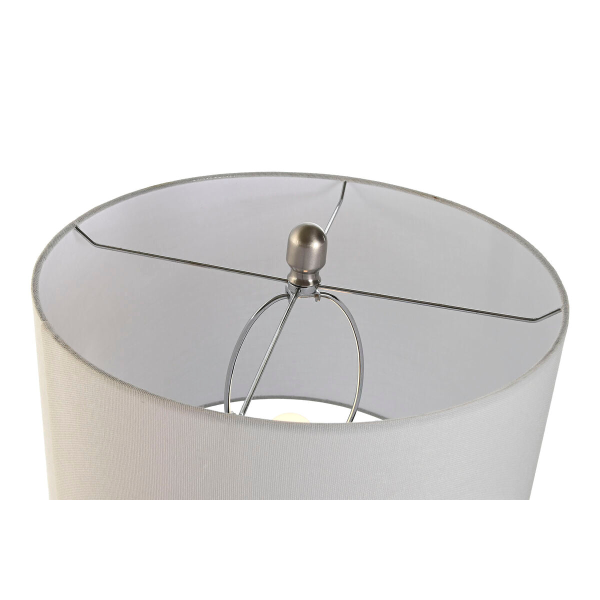 Bordslampa Home ESPRIT Blå Vit Glas 50 W 220 V 40 x 40 x 66 cm finns hos Nordekko