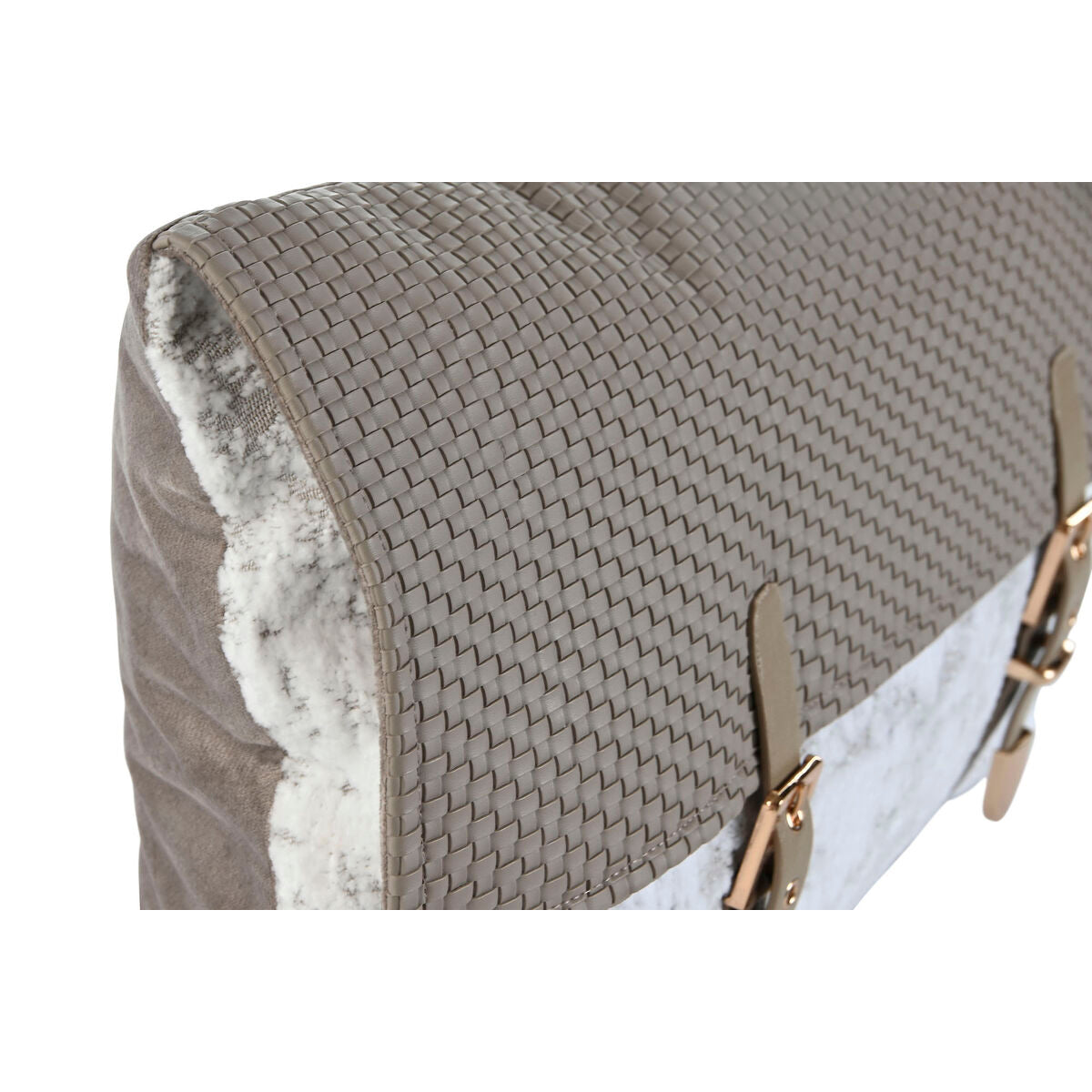 Kudde Home ESPRIT Vit Beige 50 x 10 x 30 cm finns hos Nordekko