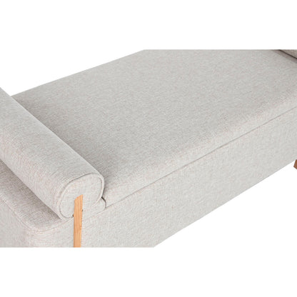 Sittpall Home ESPRIT Beige Gyllene Furu 120 x 45 x 50 cm finns hos Nordekko