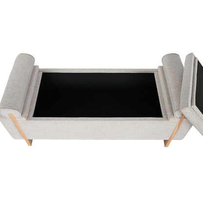 Sittpall Home ESPRIT Beige Gyllene Furu 120 x 45 x 50 cm finns hos Nordekko