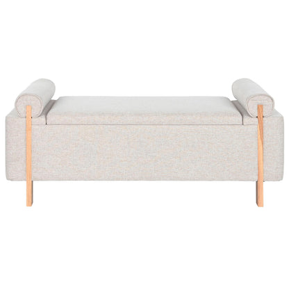 Sittpall Home ESPRIT Beige Gyllene Furu 120 x 45 x 50 cm finns hos Nordekko