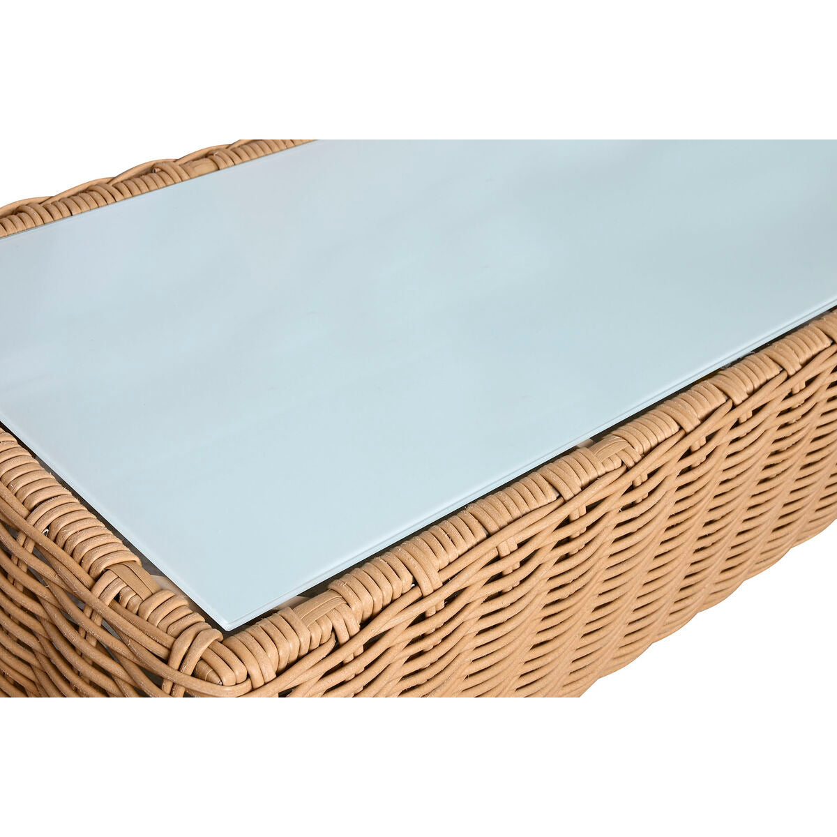 Trädgårdsmöbler Home ESPRIT Vit Brun Beige Ljusbrun 248 x 85 x 80 cm 222 x 85 x 80 cm (4 Delar) finns hos Nordekko