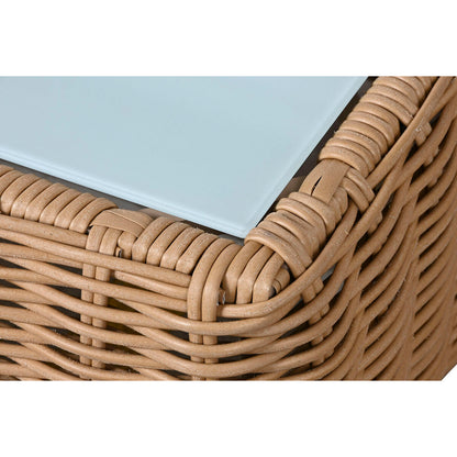 Trädgårdsmöbler Home ESPRIT Vit Brun Beige Ljusbrun 248 x 85 x 80 cm 222 x 85 x 80 cm (4 Delar) finns hos Nordekko