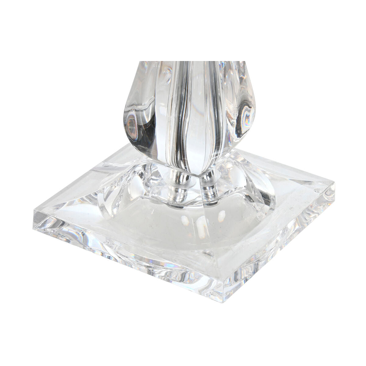 Bordslampa Home ESPRIT Vit Beige Metall 60 W 220 V 25 x 25 x 50 cm (2 antal) finns hos Nordekko