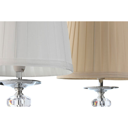 Bordslampa Home ESPRIT Vit Beige Metall 25 W 220 V 22 x 22 x 45 cm (2 antal) finns hos Nordekko