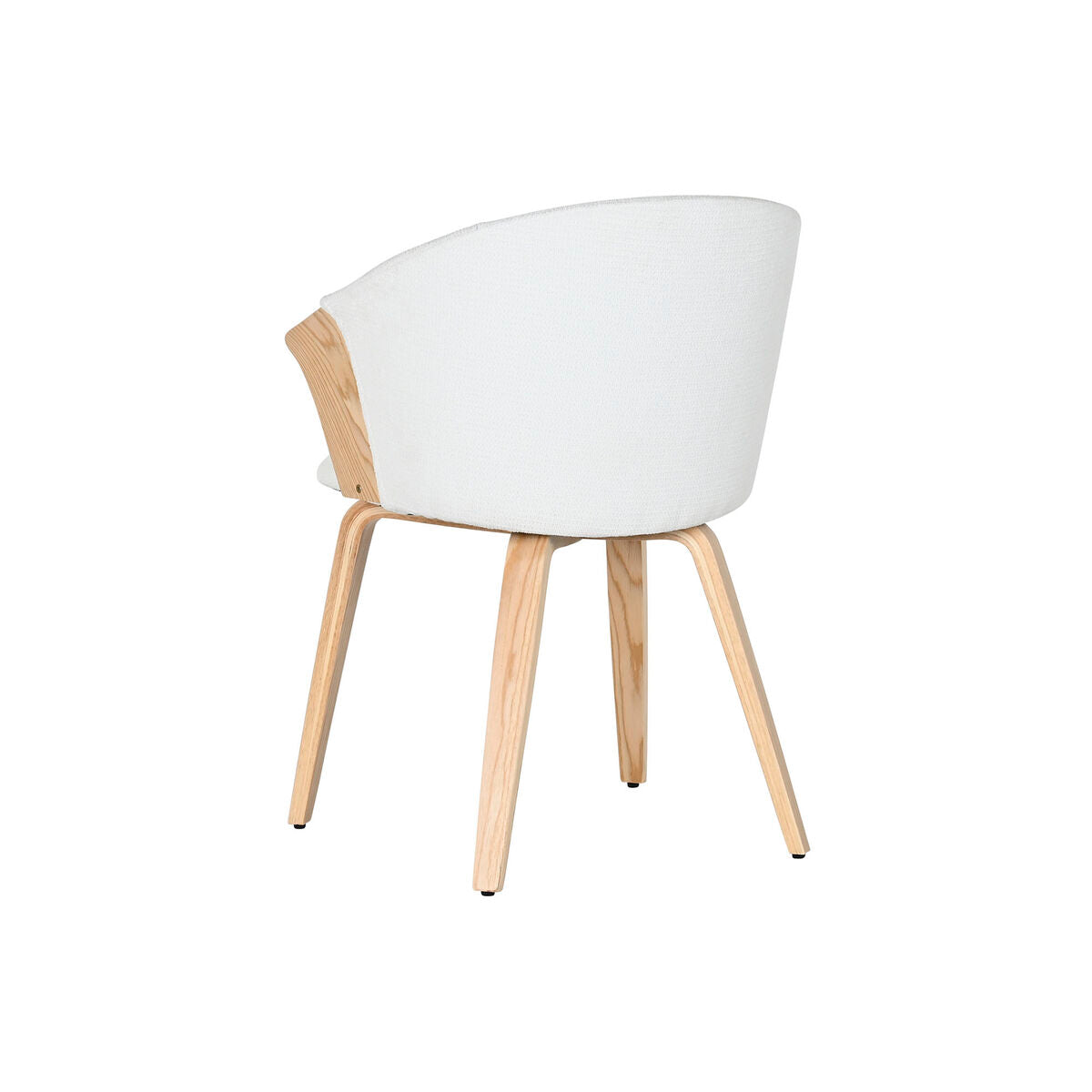 Matsalsstol Home ESPRIT Vit Polyester Trä 60 x 57,5 x 79 cm finns hos Nordekko