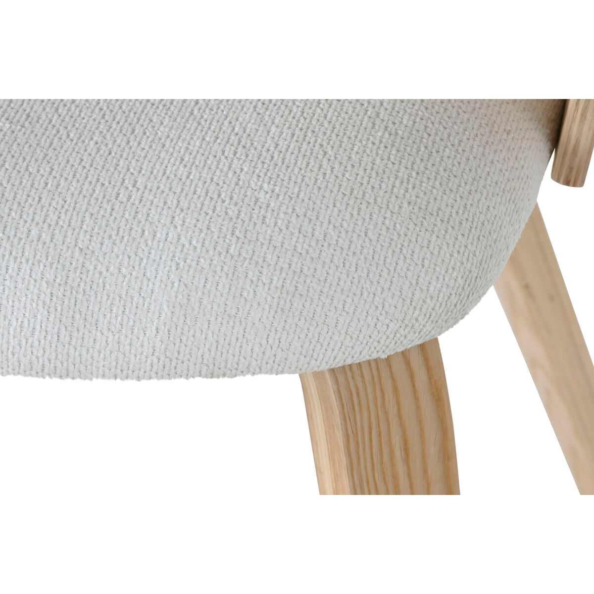 Matsalsstol Home ESPRIT Vit Polyester Trä 60 x 57,5 x 79 cm finns hos Nordekko