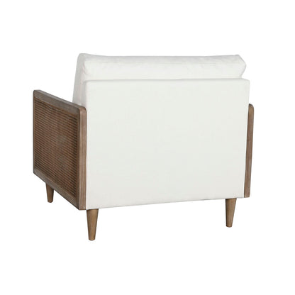 Fåtölj Home ESPRIT Vit Naturell 93 x 86 x 88 cm finns hos Nordekko