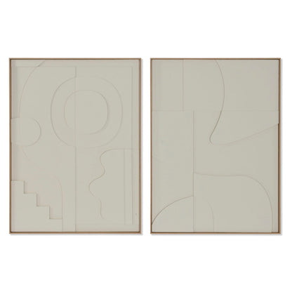 Tavla Home ESPRIT Papper polystyren 75 x 4 x 100 cm finns hos Nordekko