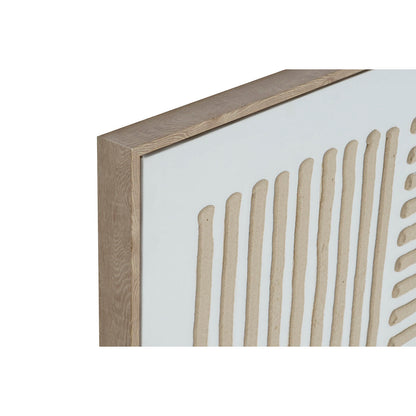 Tavla Home ESPRIT Vit Beige Skandinavisk 83 x 4,5 x 83 cm (2 antal) finns hos Nordekko